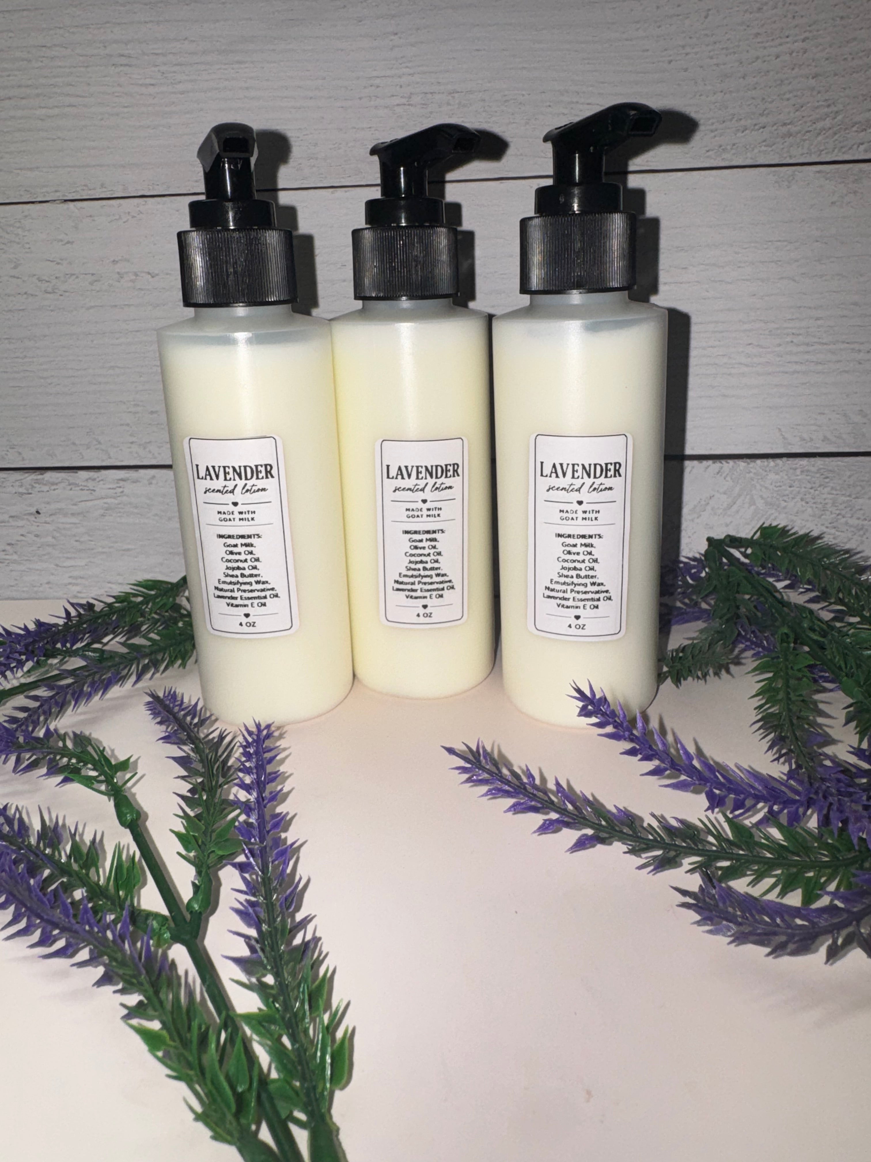 Lavender scented lotion