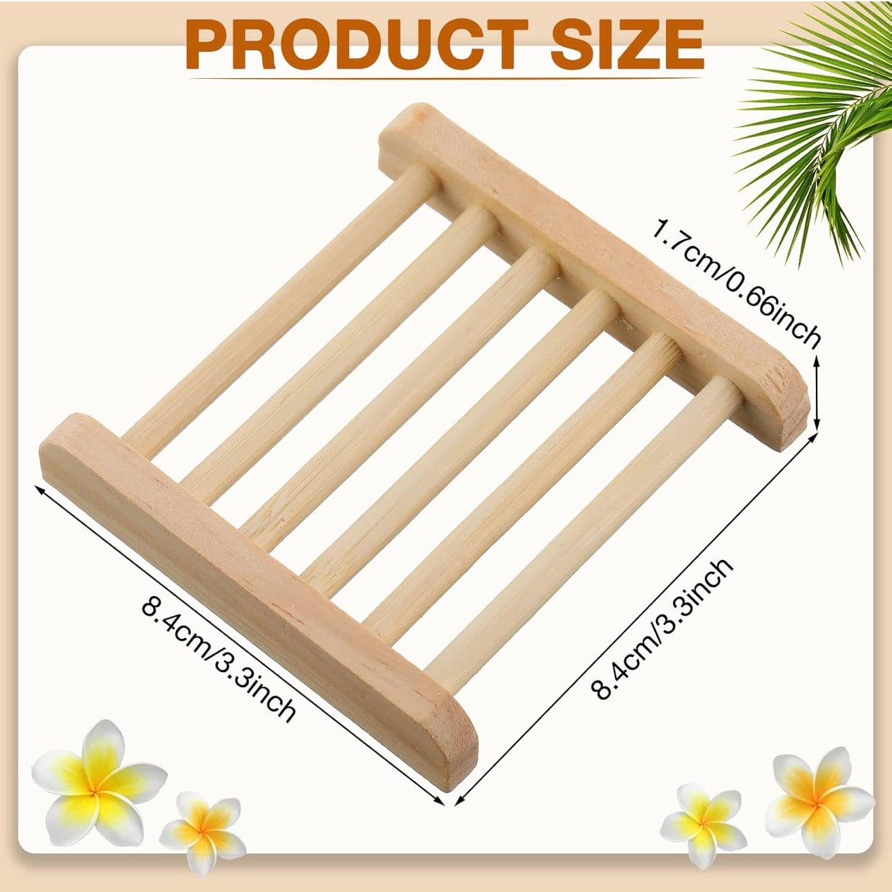 Bamboo Wood Soap Dish
