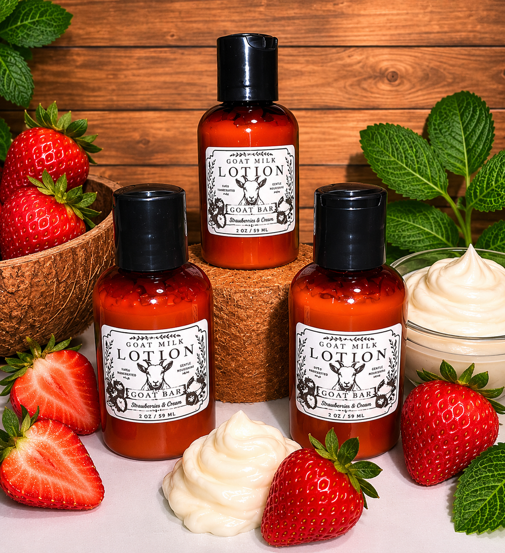Strawberry’s and Cream Scented Lotion