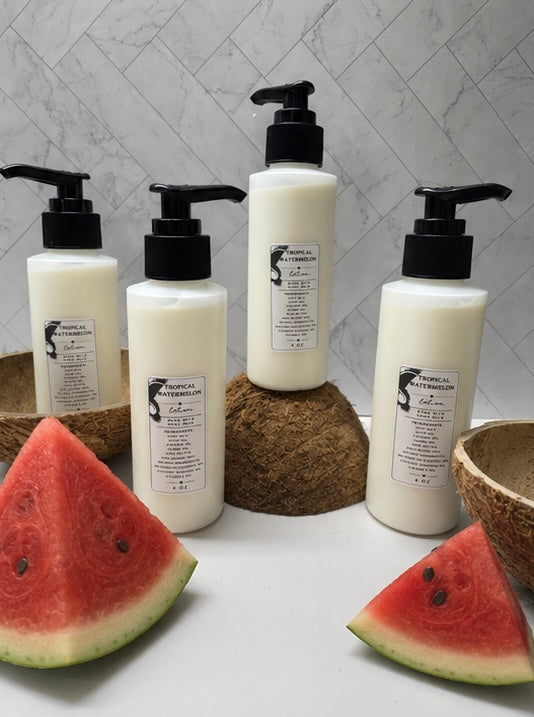 Tropical watermelon scented lotion