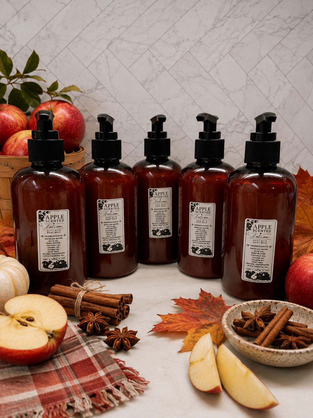 Apple scented lotion