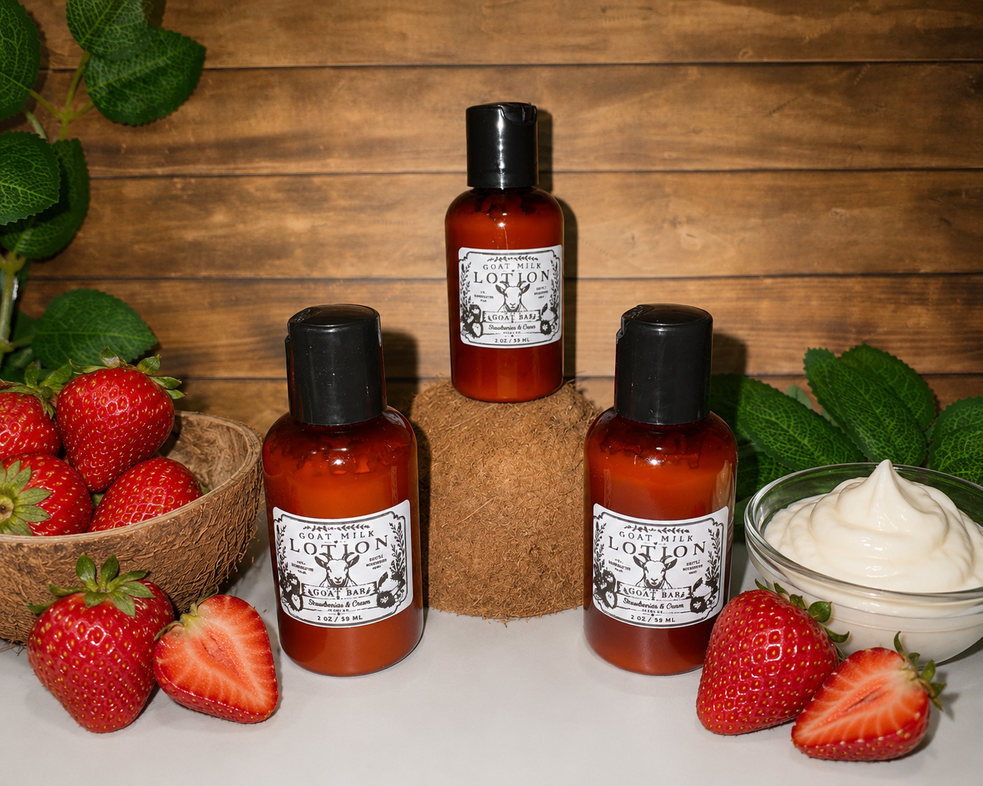 Strawberry’s and Cream Scented Lotion