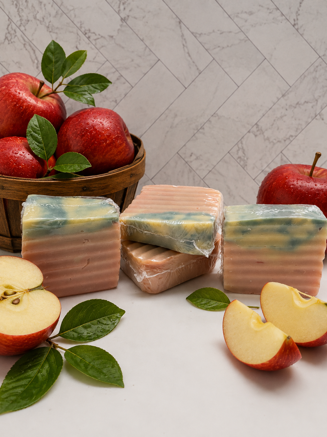 Apple scented soap
