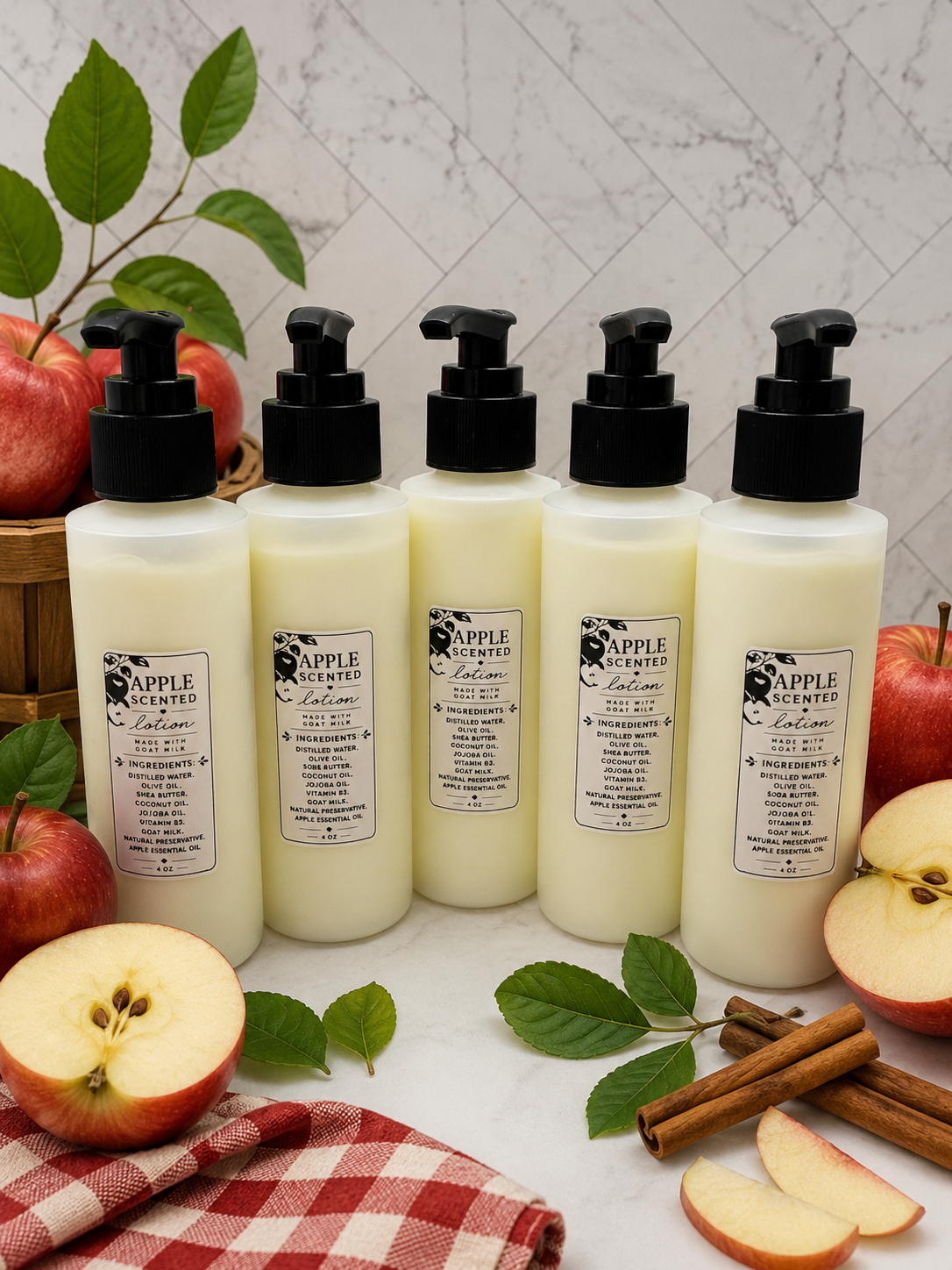 Apple scented lotion