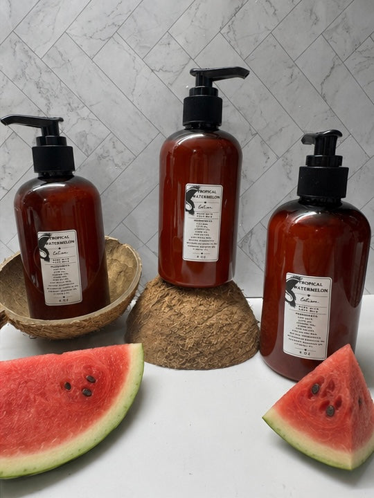 Tropical watermelon scented lotion