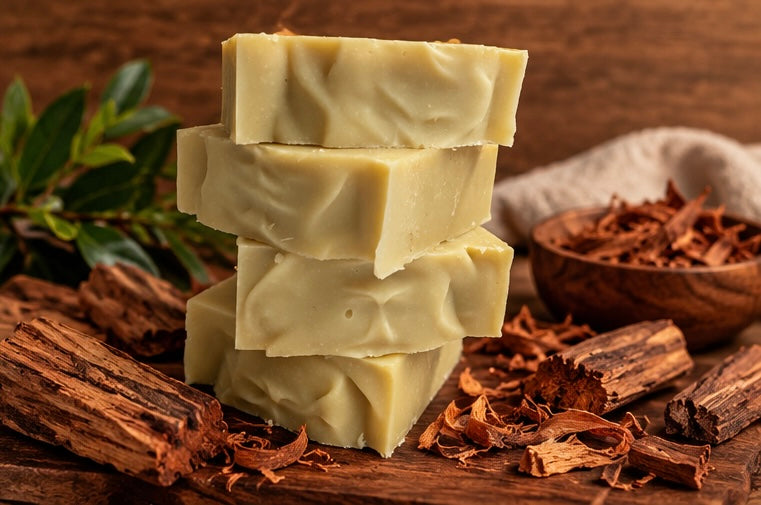 Teakwood scented soap