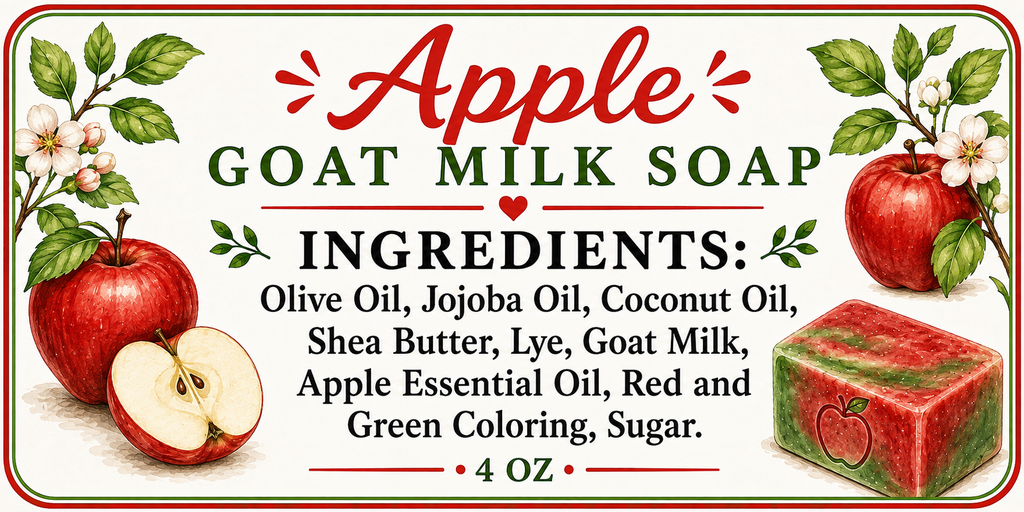 Apple scented soap