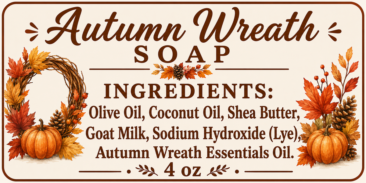 Autum Wreath scented soap