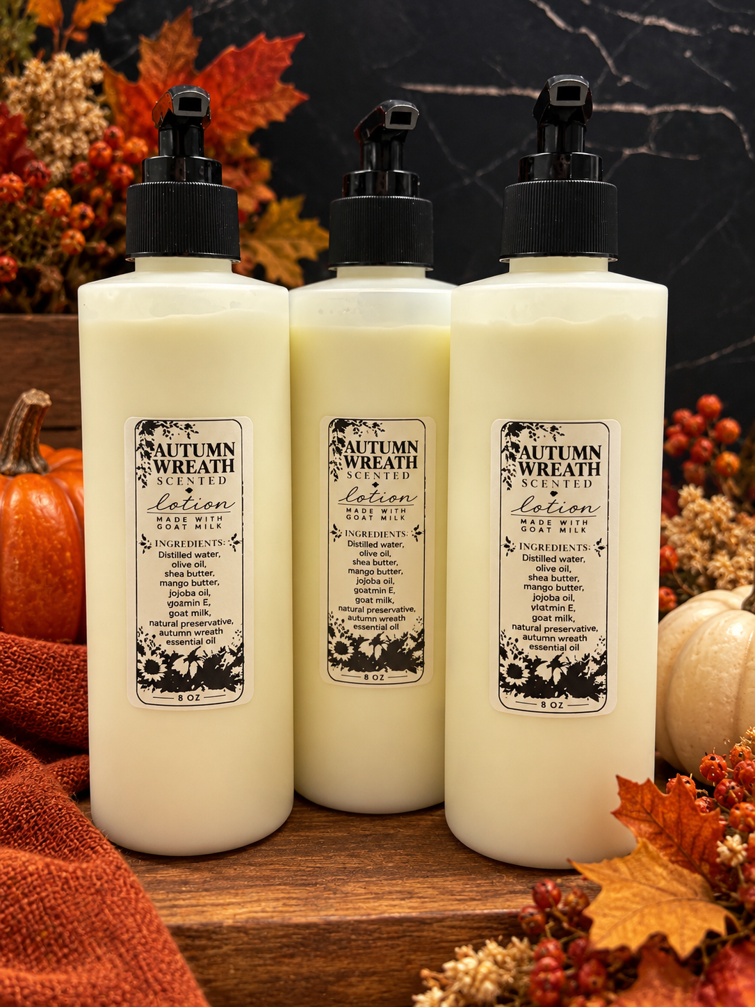 Autumn wreath scented lotion